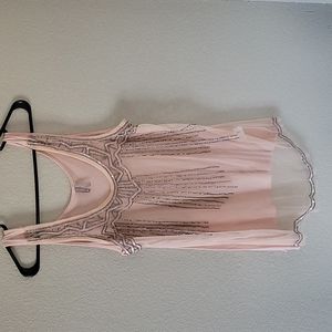 Dressy beaded bling tank